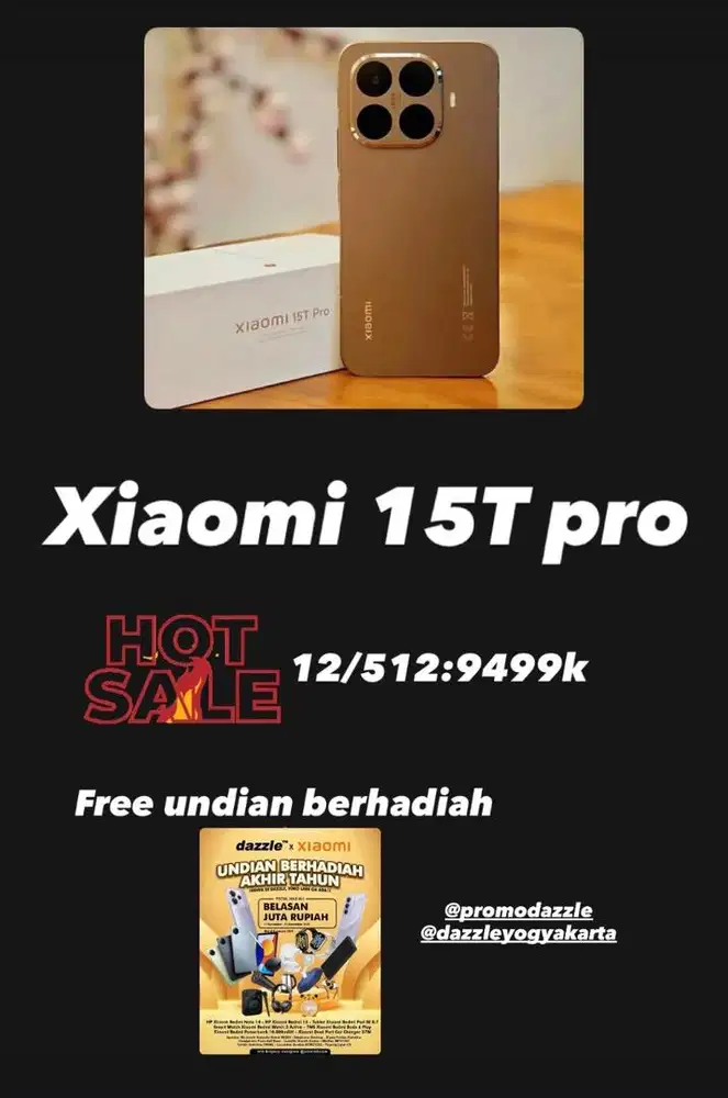 promo xiaomi 15t pro