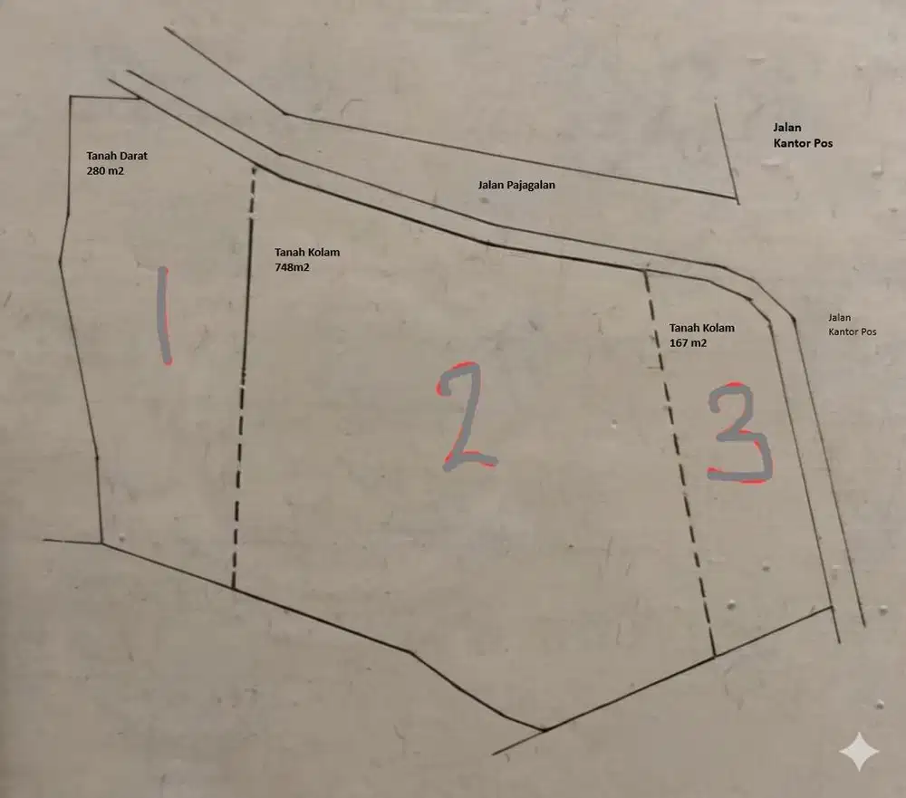 Tanah Kolam dan Darat Murah