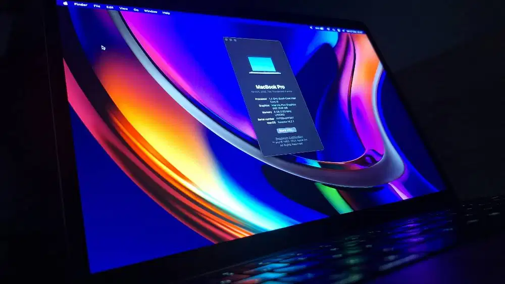 Jual Cepat MacBook Pro 13 inch 2020 Battery Normal 8/256GB Space Gray