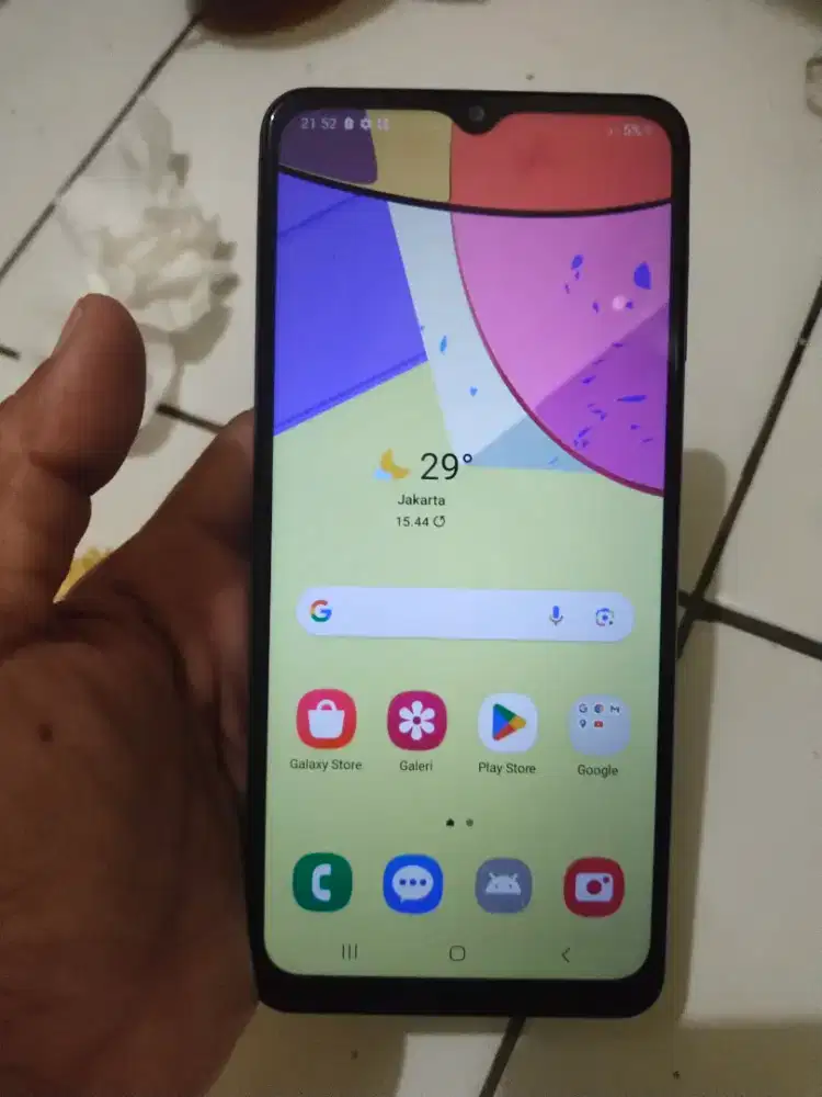 Samsung A23   6/128   minus retak dikit kyk Baret sehelai pendek aman