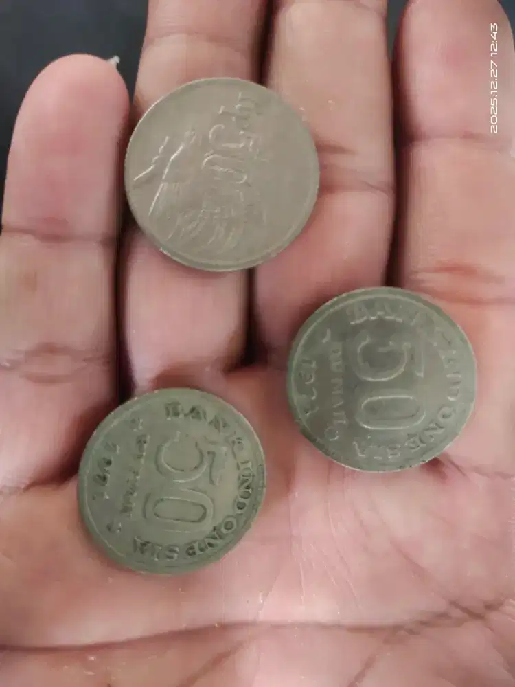 Uang kuno asli Indonesia