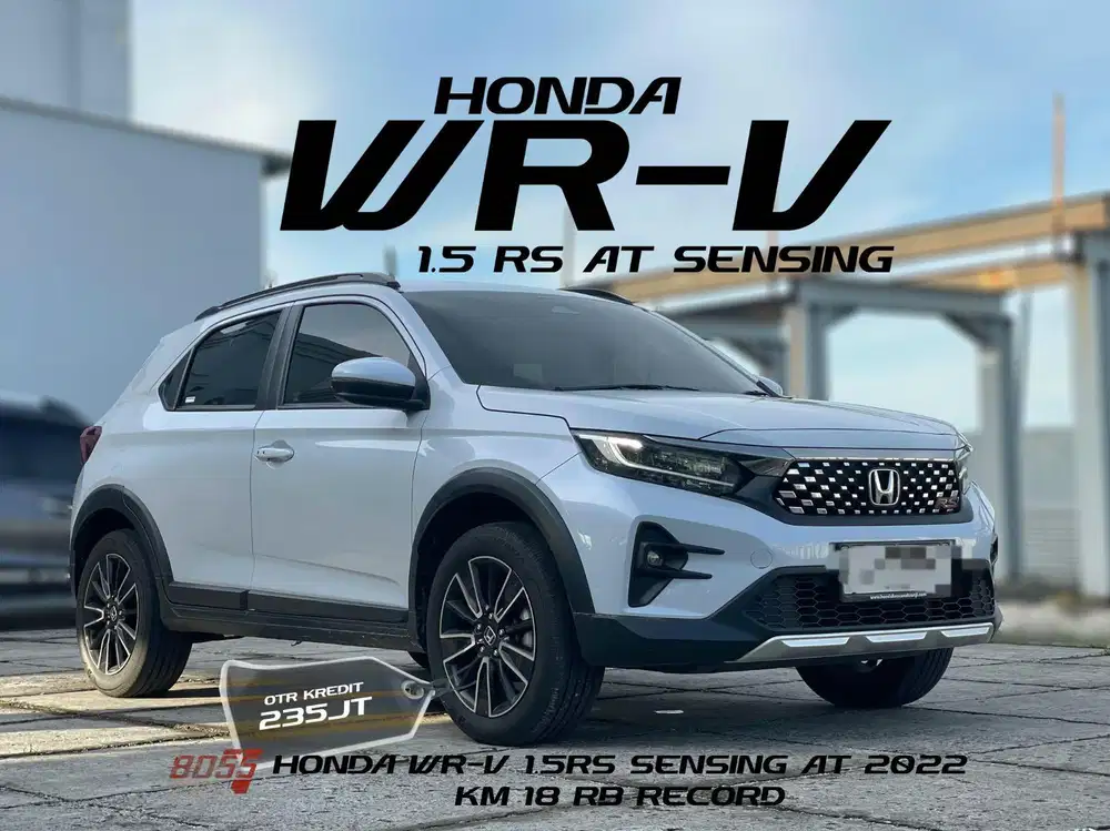 Honda WRV 1.5 RS sensing AT putih km 18 rb