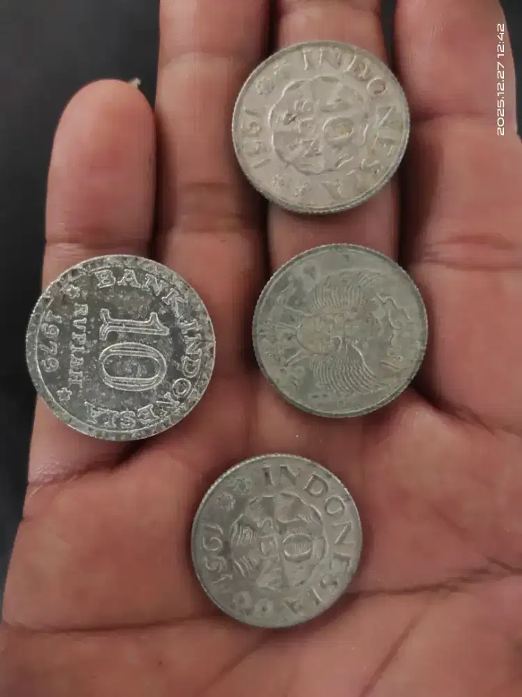 Uang kuno asli Indonesia