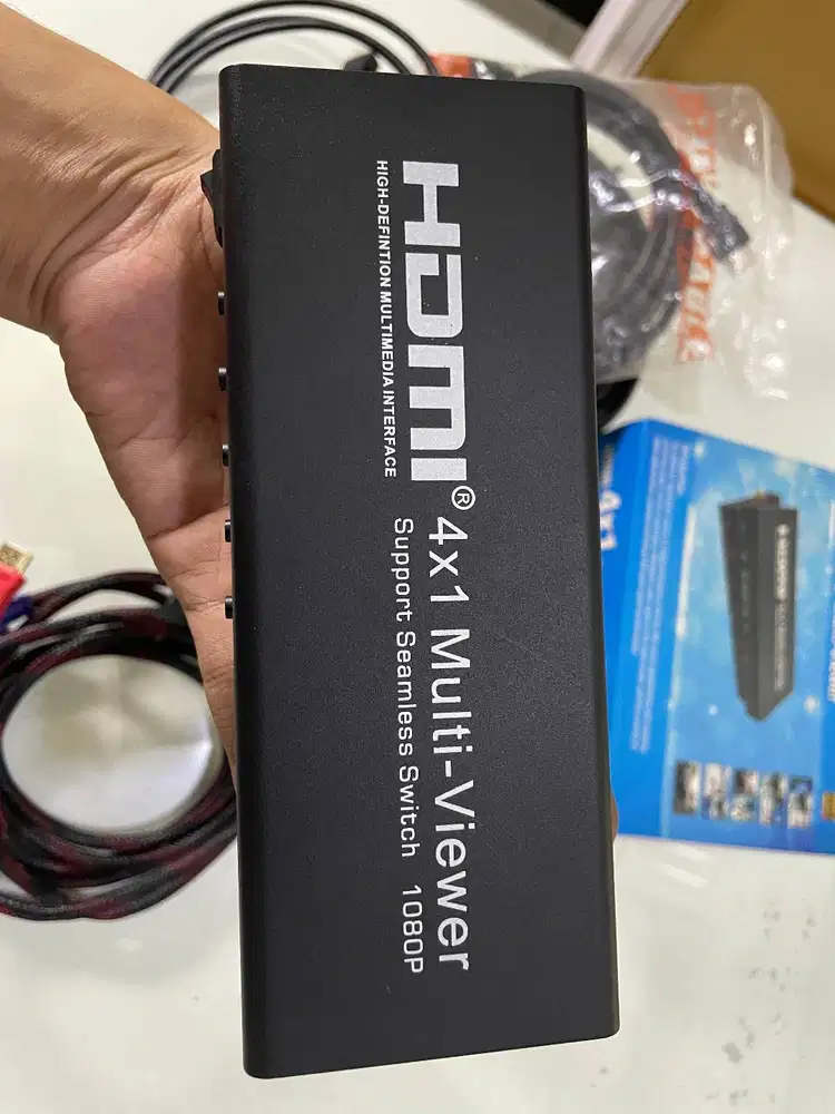 HDMI Quad 4X1 Multi Viewer, Monitoring 4 Device/Perangkat