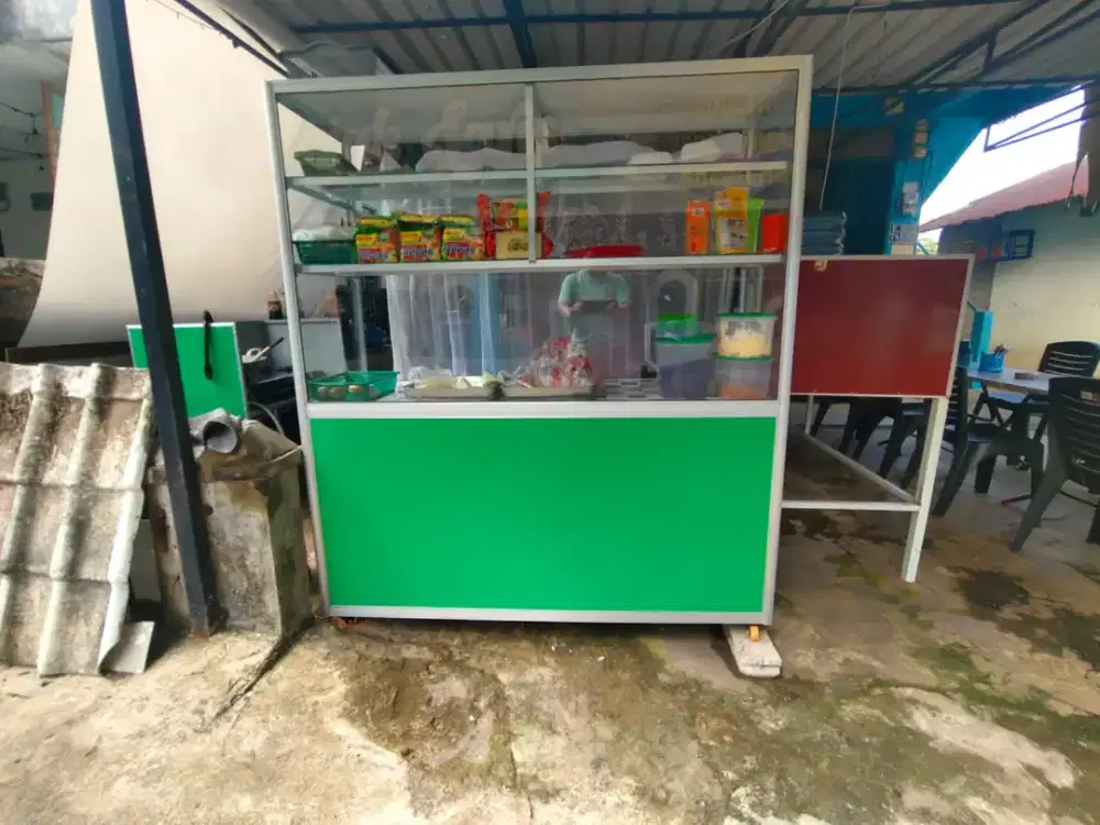 Etalase Kaca Ayam Penyet