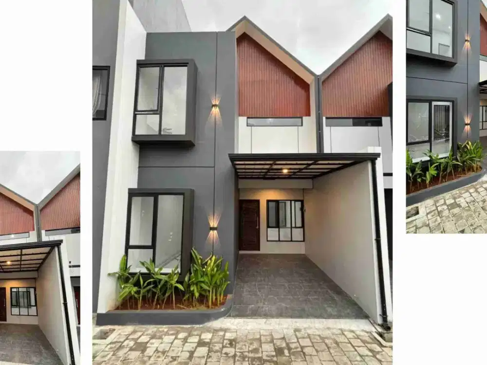Di jual rumah Scandinavian Modern suasana asri dan nyaman, selangkah nempel Jaksel