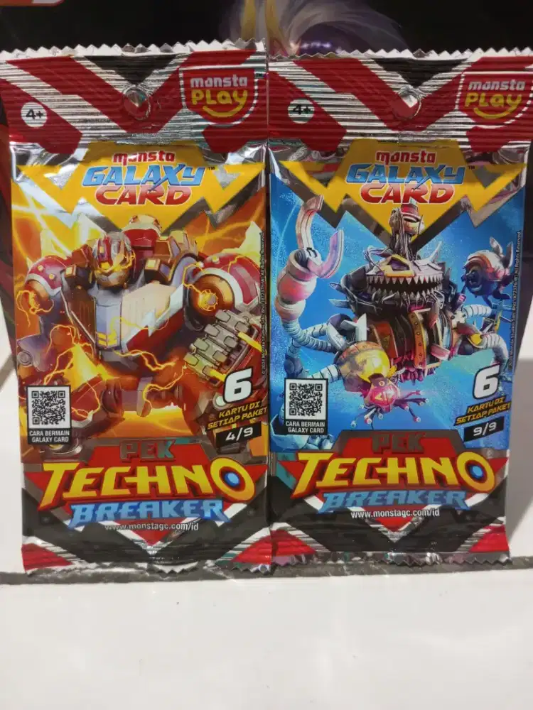 Kartu Boboiboy Triple GOLD SR AR Techno Breaker & Quest Adventure