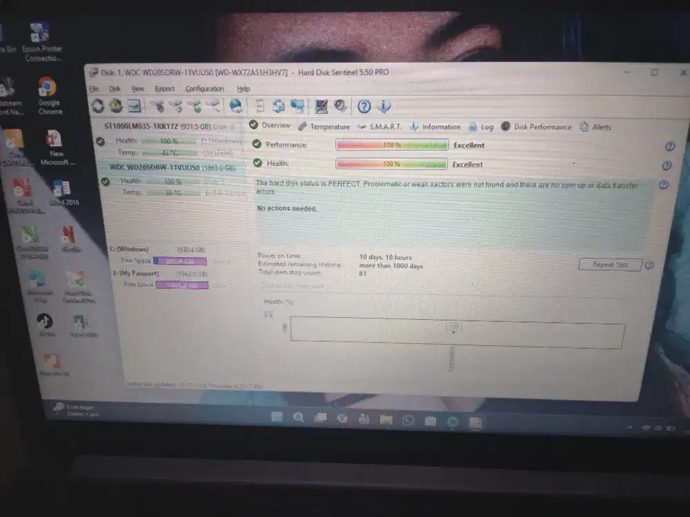 2 UNIT WD MY PASSPORT EKSTERNAL