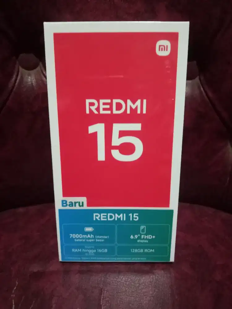 Redmi 15 8/128 Titan Gray New Resmi