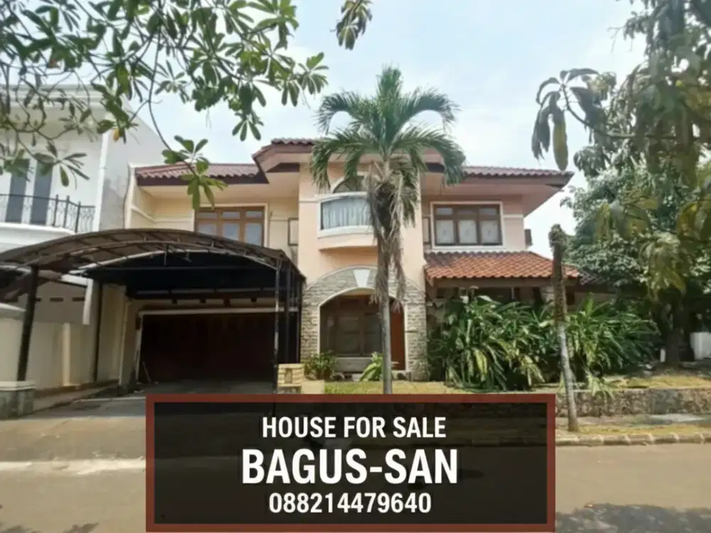 Dijual Murah Rumah LT 280 M2 Rapi Asri Dan Siap Huni Di Puri Bintaro Sektor 9