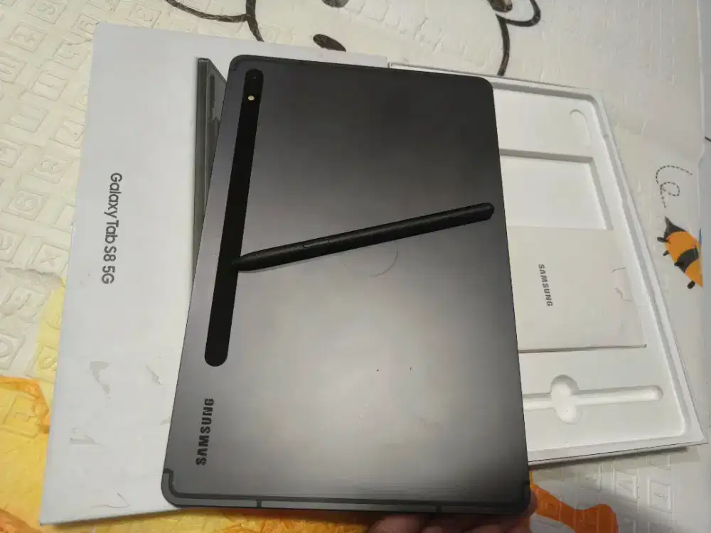 SAMSUNG TAB S8 5G RAM 8/128 MULUS LENGKAP