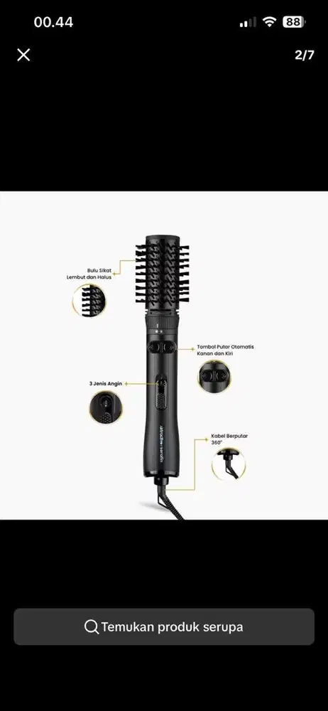 Hairdryer blow seratin