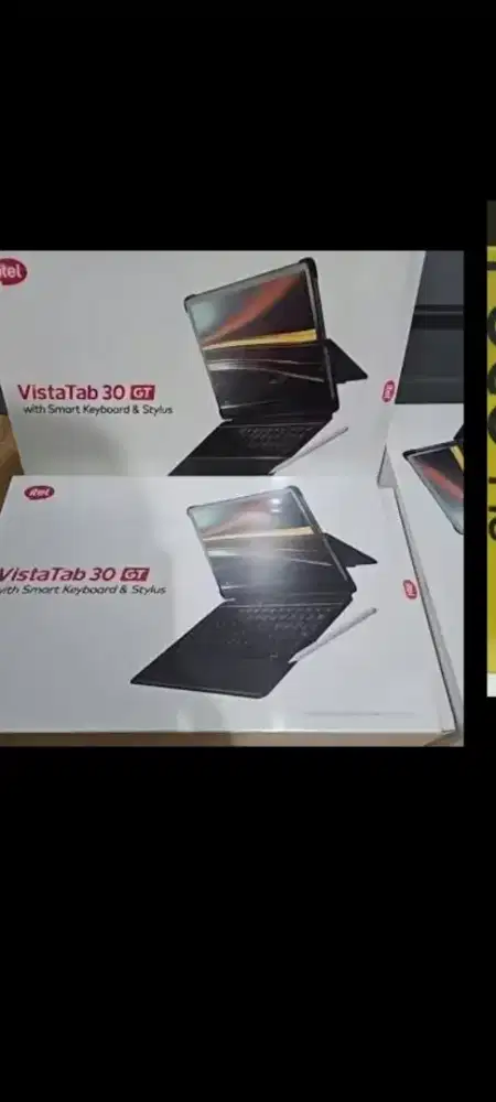 Tablet itel vista tab 30 GT bonus flipcase keyboard stylus