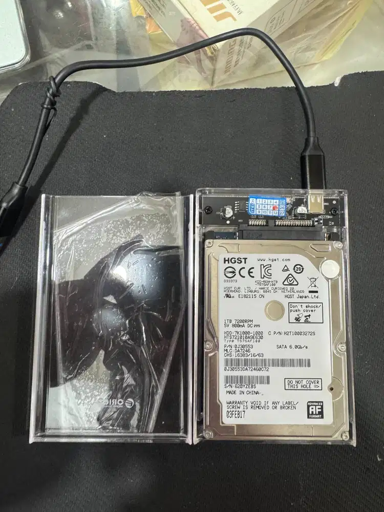 hard disk latpop 1TB 7200rpm HGST Hitachi sata 2.5 inch hdd 1set