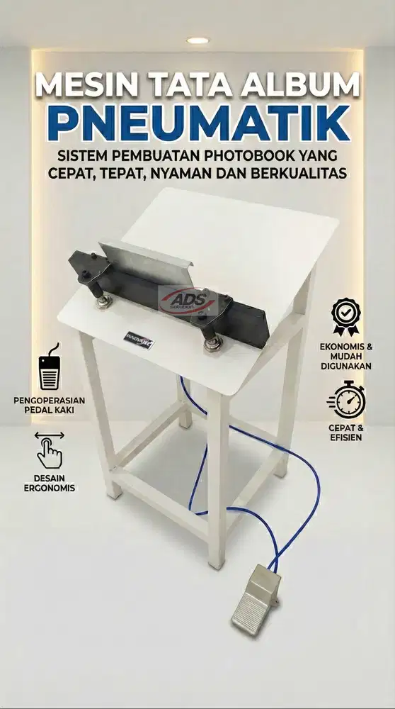MESIN TATA ALBUM PNEUMATIC UNTUK PEMBUATAN PHOTOBOOK