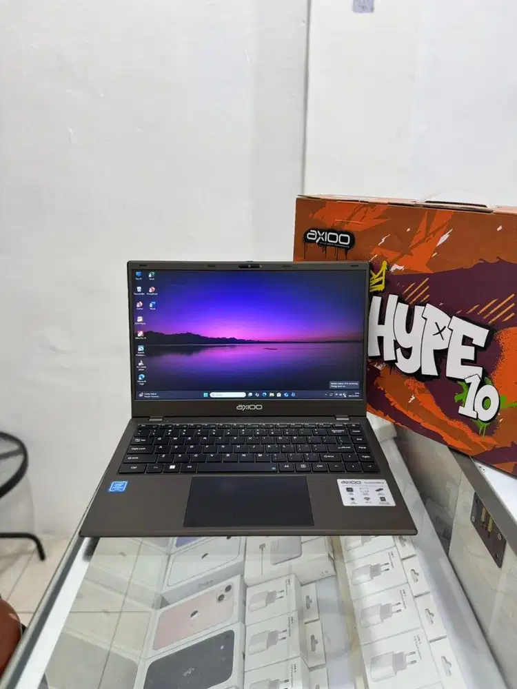 Laptop Axioo SlimBook HYPE 10 RAM 8GB SSD 256GB N4020 FULLSET