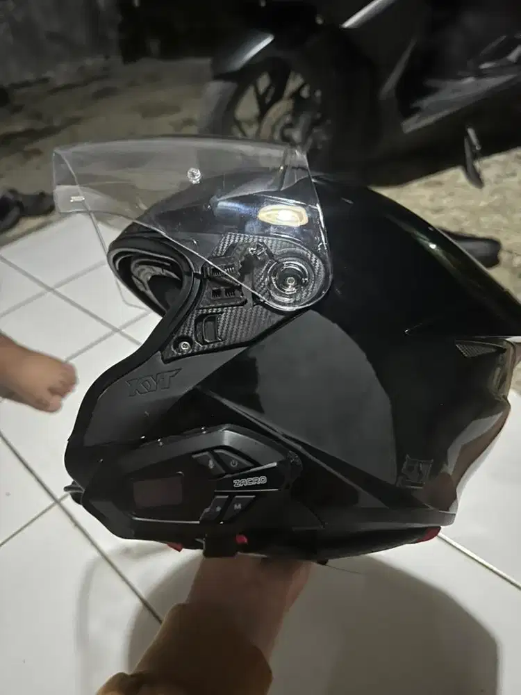 HELM KYT TTRJET + INTERCOM ZACRO S1PRO