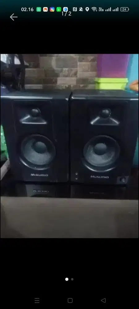Speaker flat m-audio