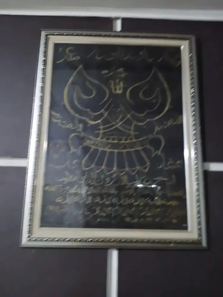 Hiasan lukisan kain tangan insya allah bermanfaat