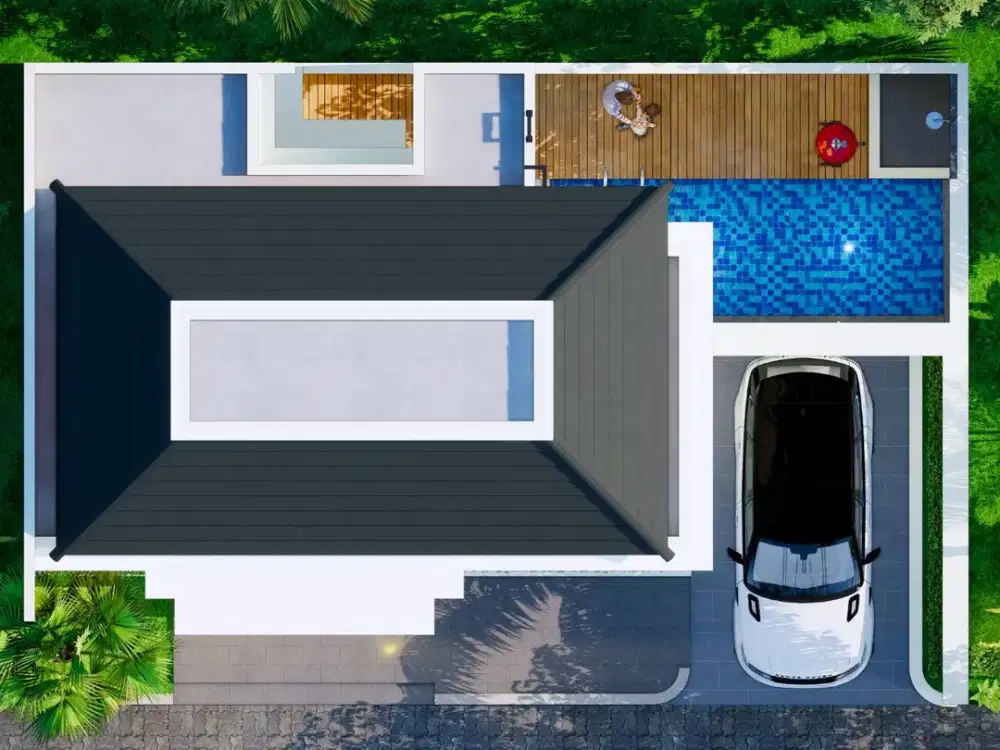 Rumah Mewah Kolam Renang Pribadi Area Godean