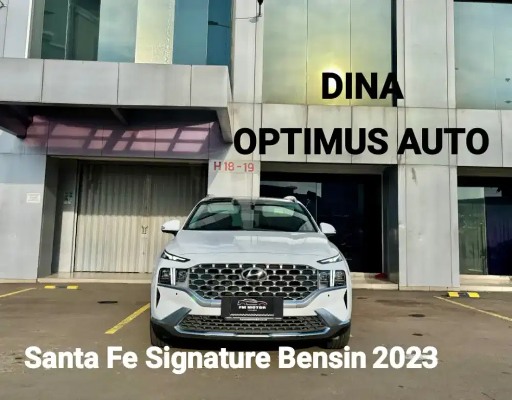 Hyundai Santa Fe Signature bensin 2023 AT 2.5, Km Low, Pajak Panjang