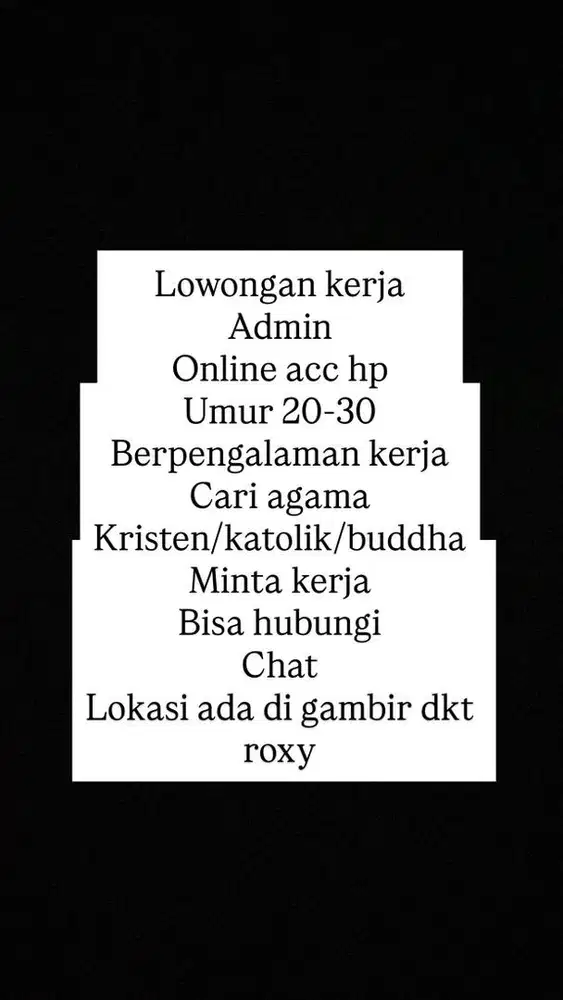 Cari lowongan kerja