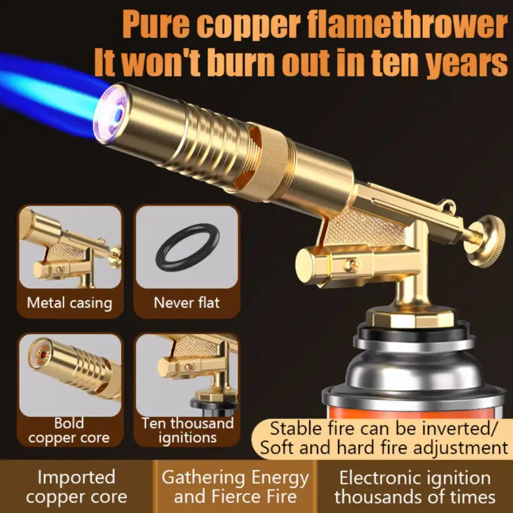 BLOW TORCH HEAD
FLAME GUN KEPALA GAS PORTABEL SERBAGUNA MULTIFUNGSI