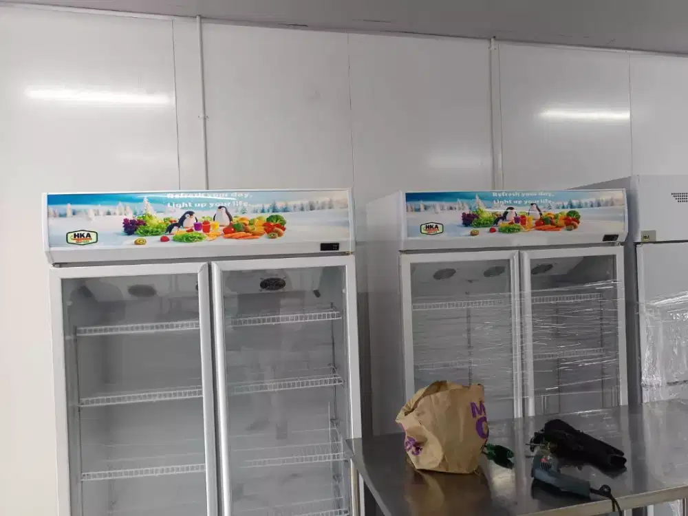 Showcase Chiller 2 pintu kondisi baru