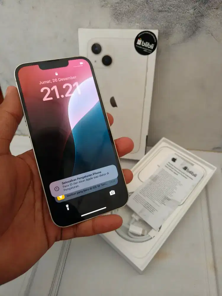 iPhone 13 128gb  bh 88% iBox barang segel normal bagus