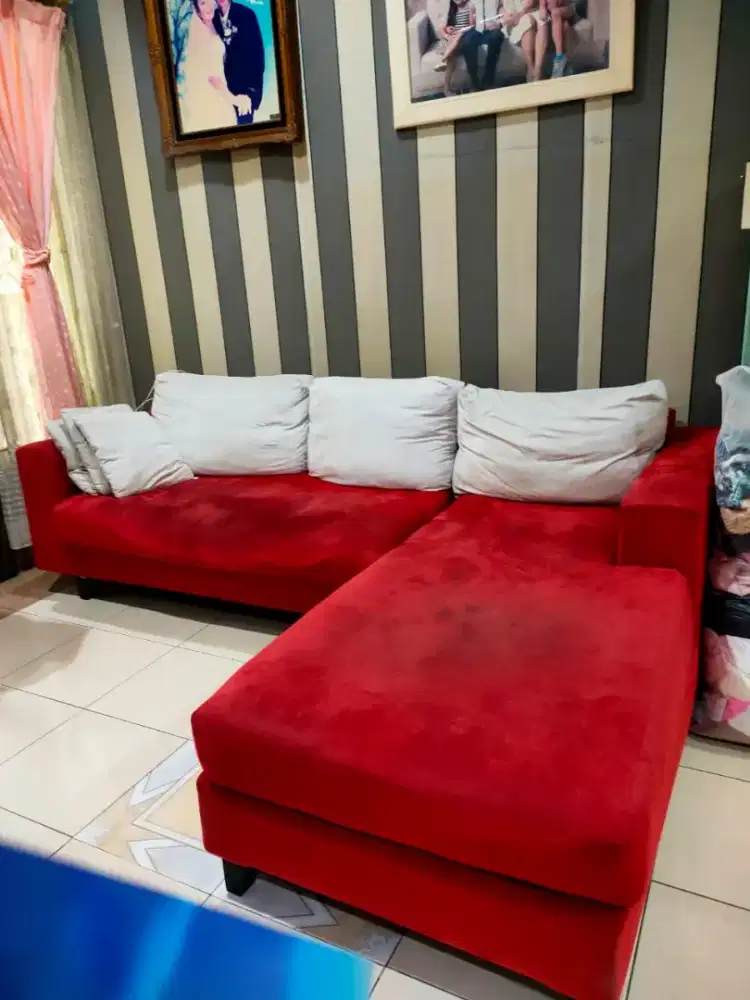 Sofa letter L masih bagus