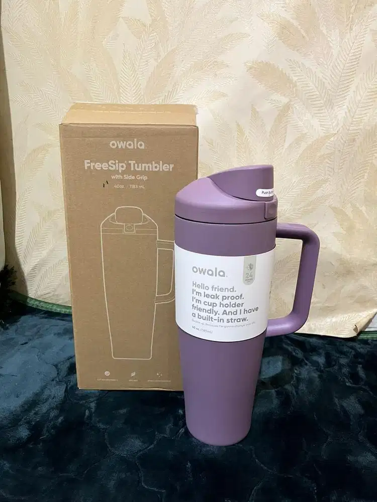 Owala Freesip Tumblr 40 ox Purple Diskon 30%