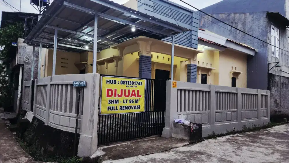 Dijual Rumah LT 96 LB 46