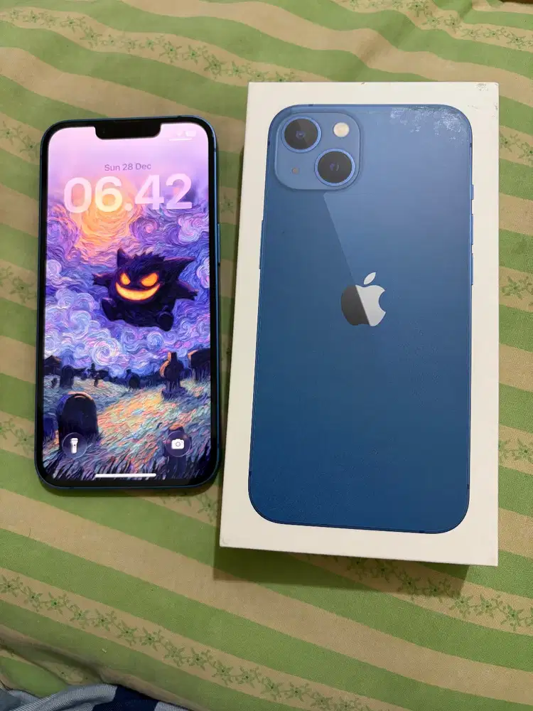 iphone 13 biru 128gb