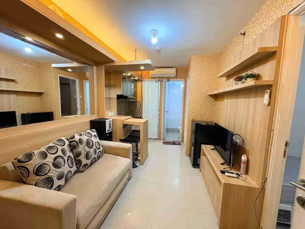 Sewa tahunan apartemen Bassura City type 2BR Furnished tower Flamboyan Jakarta