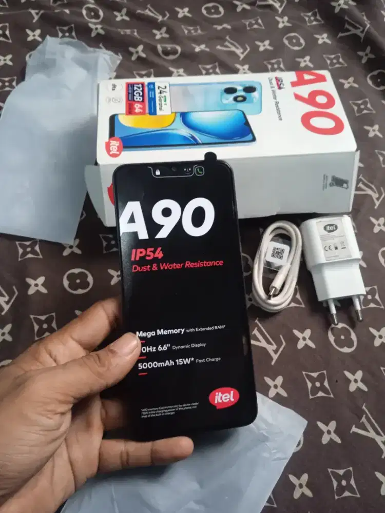 Itel a90 ram 4/64 fulllset ori pemakaian 1bulan