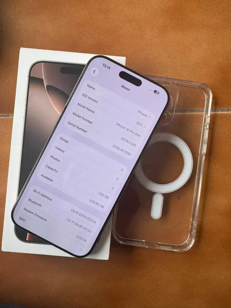 iPhone 16 Pro Max 256gb Beacukai resmi setara iBox