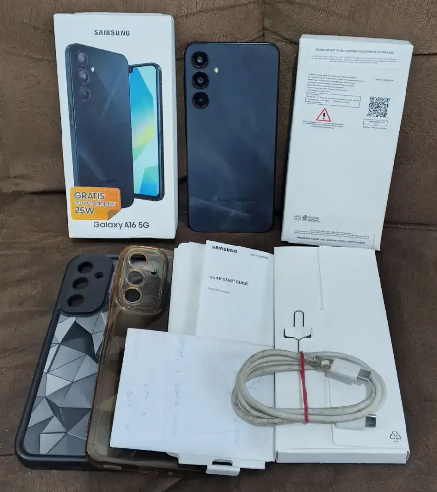 Samsung Galaxy A16 5G 8/256 BlueBlack SEIN Maret 2026 Mulus MURMERRR