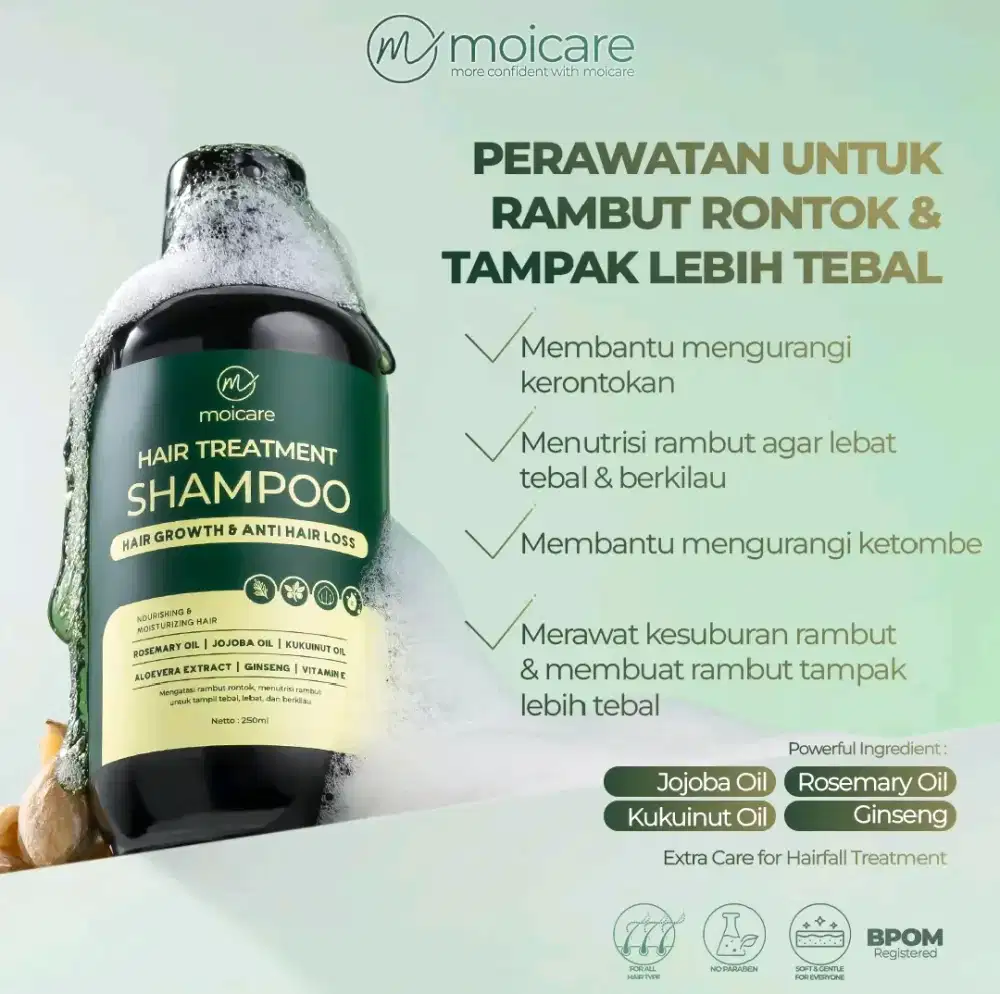 Shampoo Moicare Hair Treatment (rambut rontok)