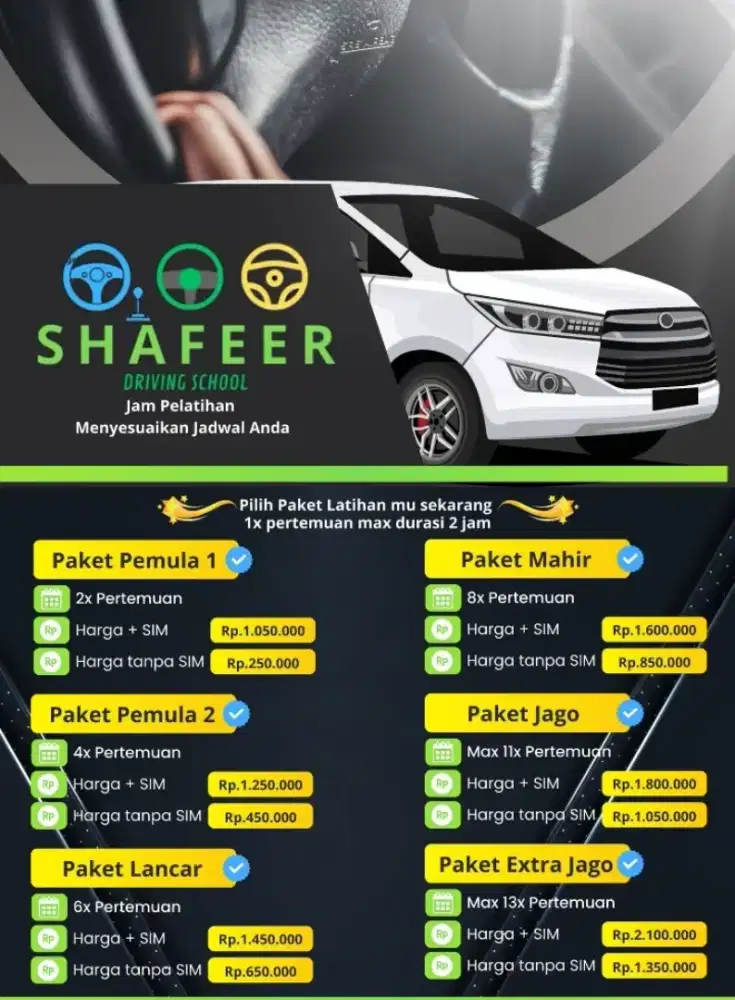 Kursus Stir Mobil Murah