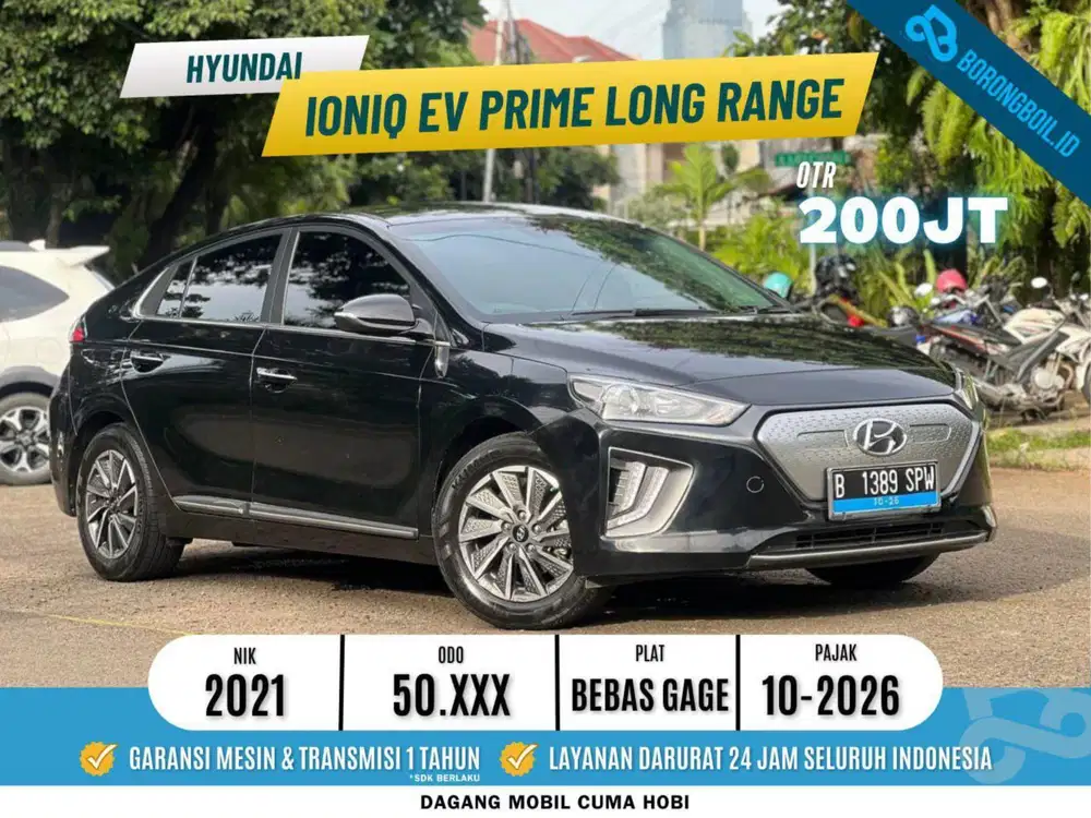Ioniq Prime Ev Longrange 2021 Hitam