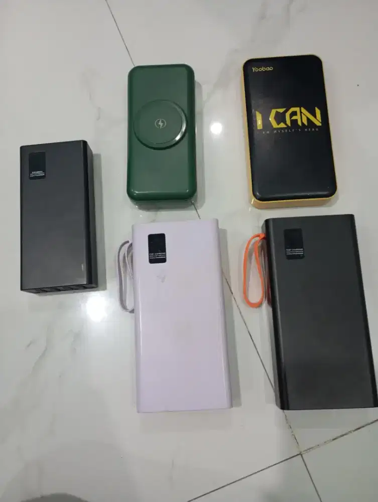 Powerbank 60.000 mah, 20.000 mah