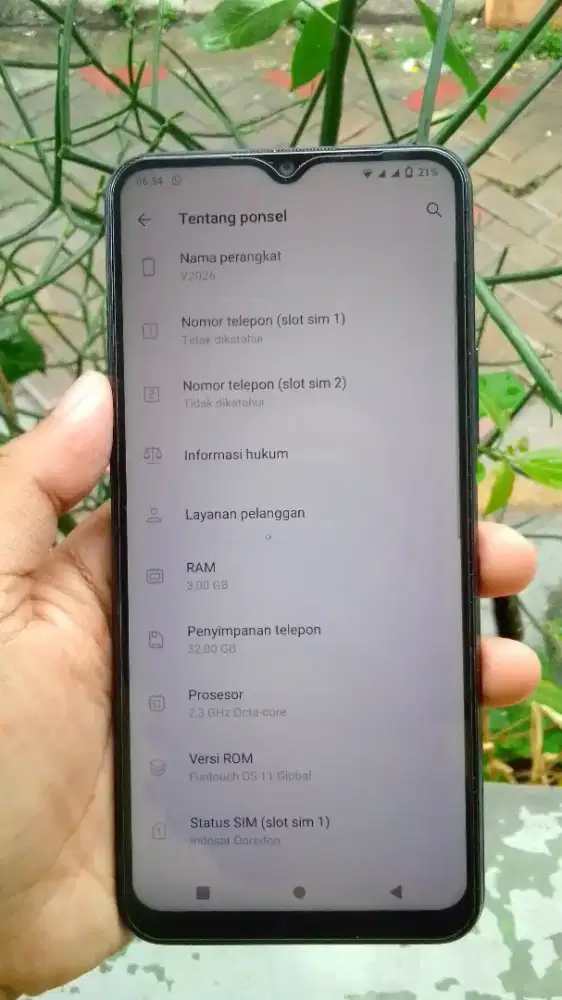 Dijual hp vivo y12s