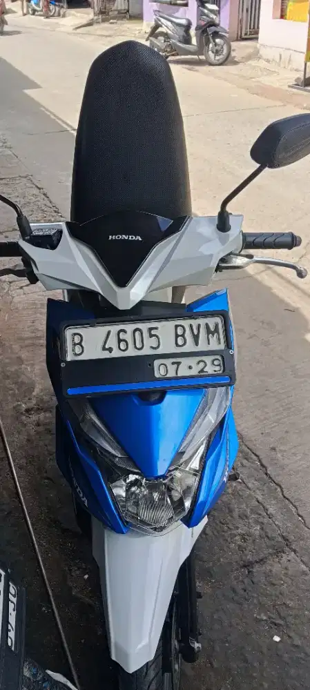 BEAT ECO FI 2019 BIRU PUTIH PAJAK PANJANG