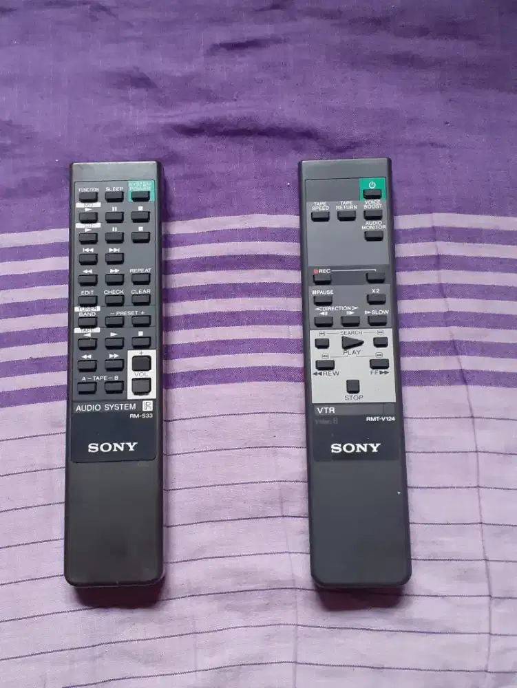 REMOTE SONY AUDIO SYSTEM RM-S33