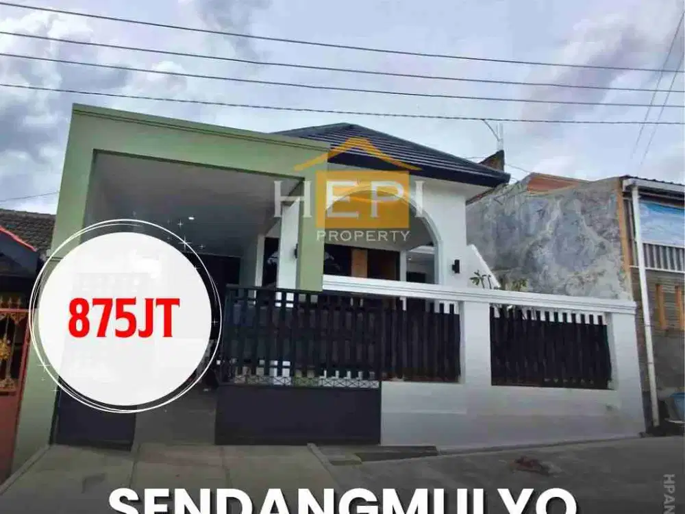 rumah baru di Sendangmulyo semarang ! dekat ke RS Wongsonegoro dan RS Primaya. dekat unimus !