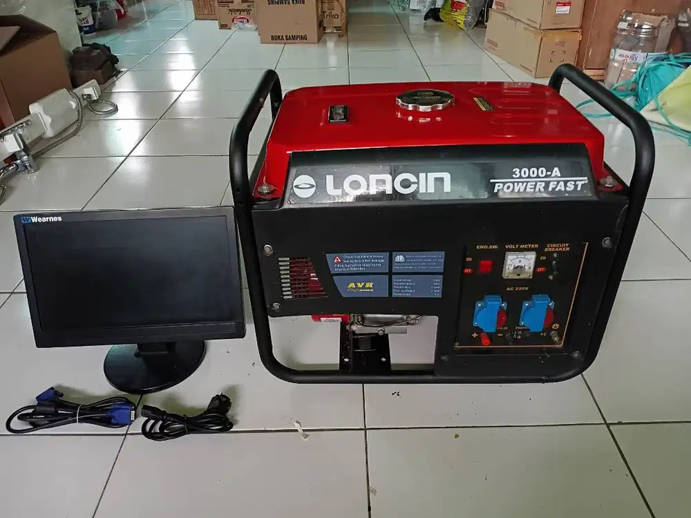 genset loncin 2.200 w [normal] POWER FAST PAKAI SEBENTAR bonus monito