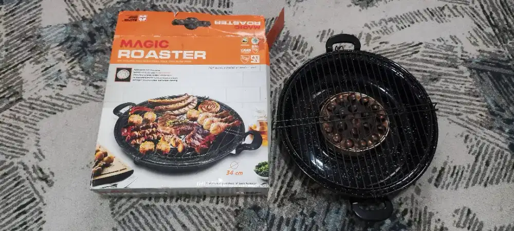 Maspion Magic Roaster 34 cm. Alat Pemanggang BBQ SEKEN/BEKAS