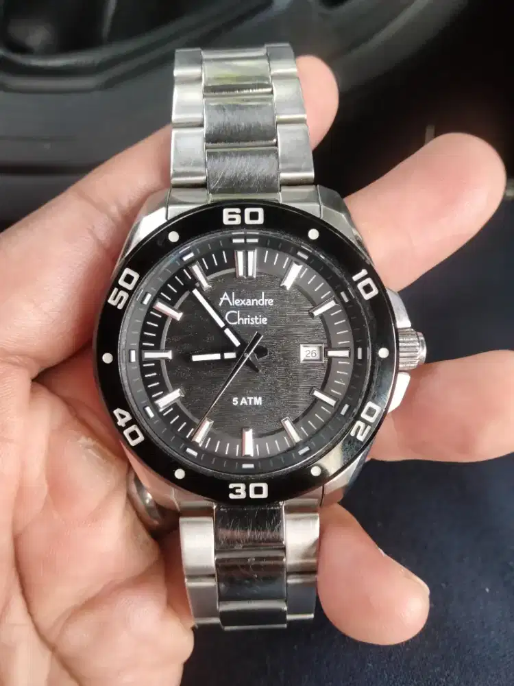 Jam AC 6686MD pria full set