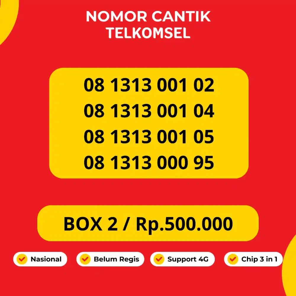 Nomor Cantik Telkomsel