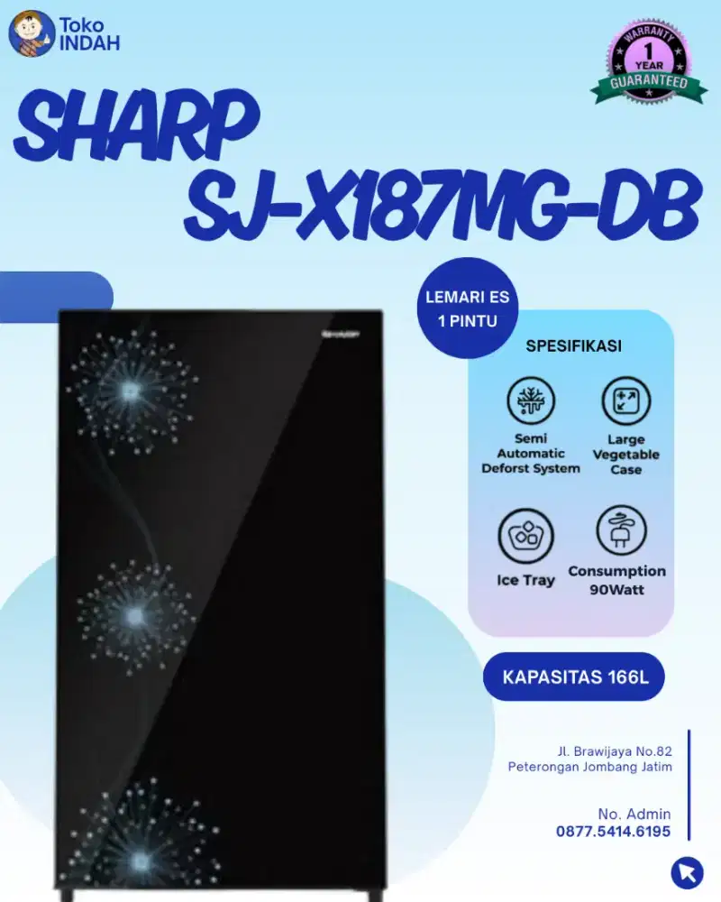 LEMARI ES SHARP SJ-X187MG